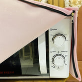 غطاء مايكرويف جلد