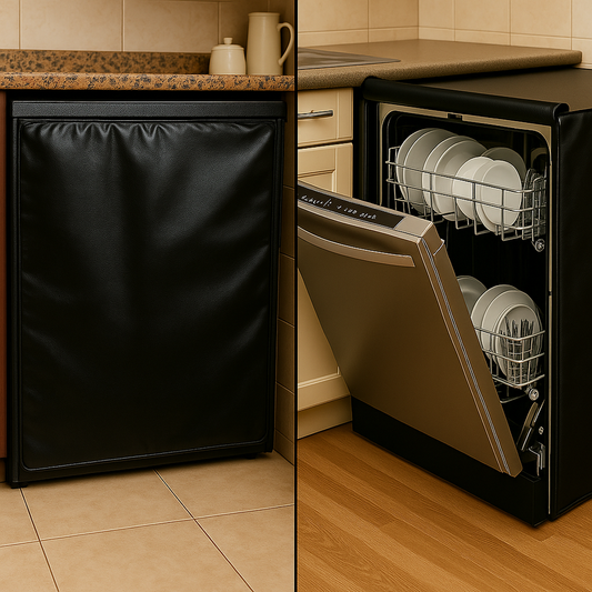 غطاء غسالة أطباق جلد