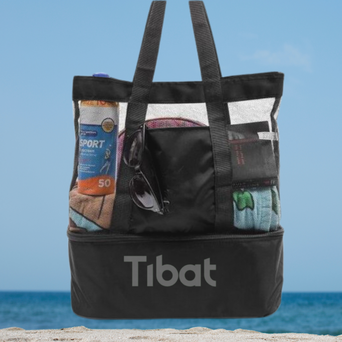 شنطة بحر شبك بحافظ طعام حراري