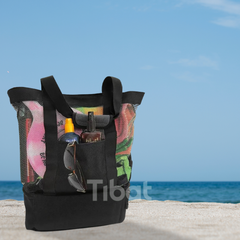 شنطة بحر شبك بحافظ طعام حراري