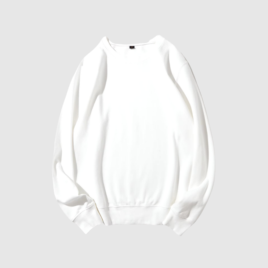 Round Sweatshirt | White