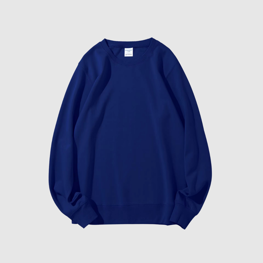 Round Sweatshirt | Blue