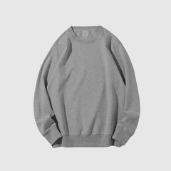 Round Sweatshirt | Charcoal gray