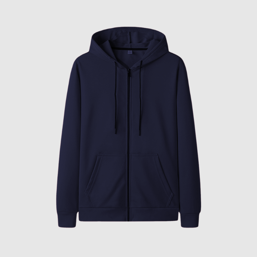 Fasteners Hoodie | Navy Blue