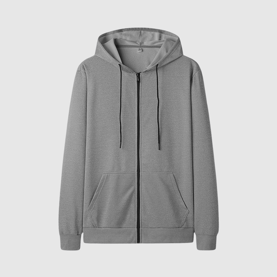Fasteners Hoodie | Charcoal gray