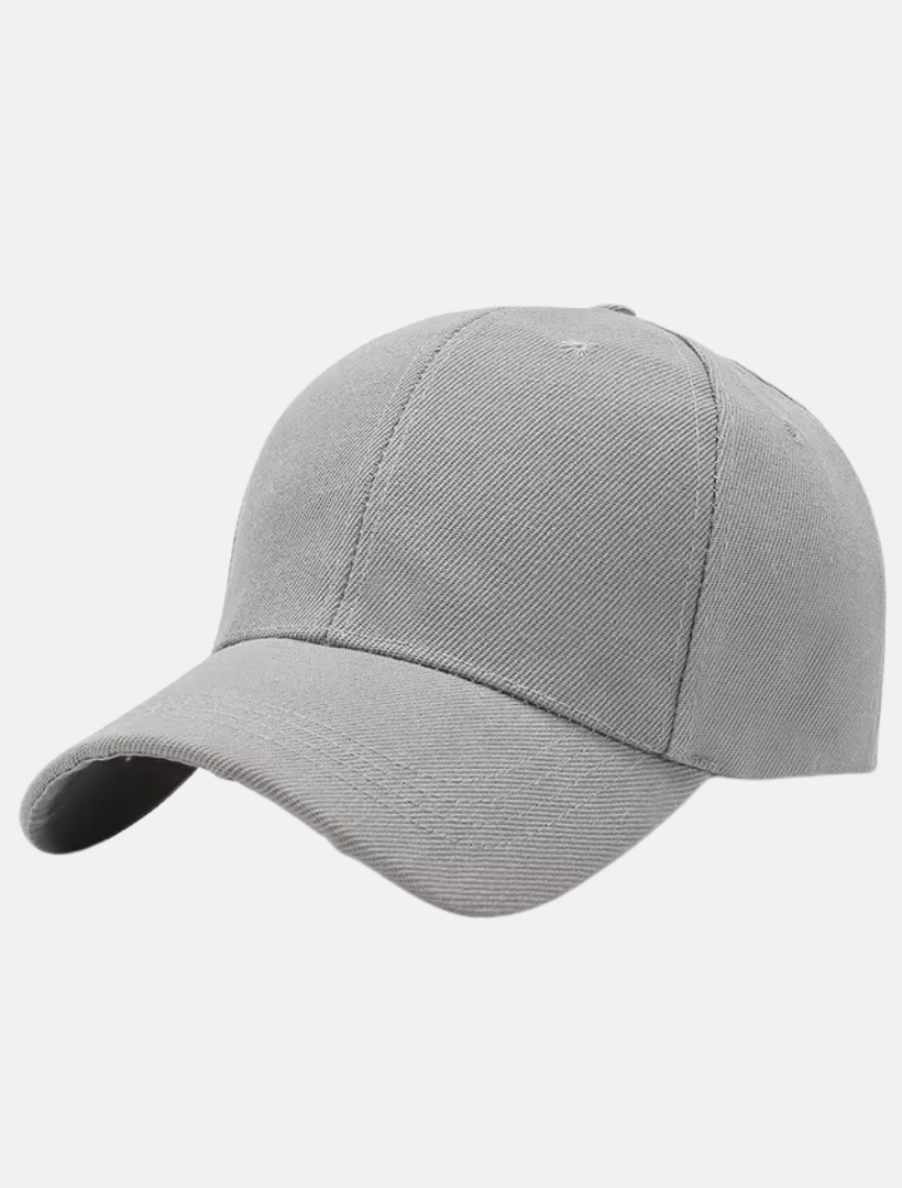 Grey Solid cap