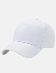 White Solid cap