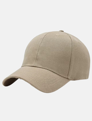 Beige Solid cap