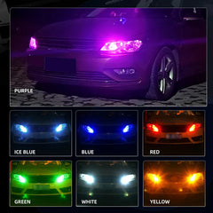 نظام ليد متعدد الألوان لفوانيس السيارة
