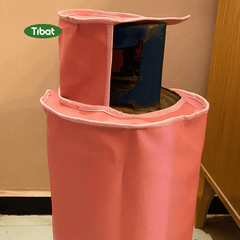 غطاء أنبوبة جلد