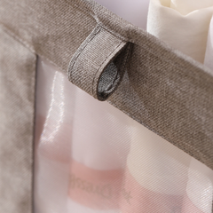 صندوق التخزين بقطعة شفافة