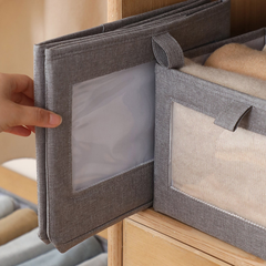 صندوق التخزين بقطعة شفافة