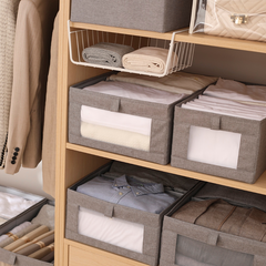 صندوق التخزين بقطعة شفافة