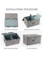 منظم مزدوج بغطاء كرتون