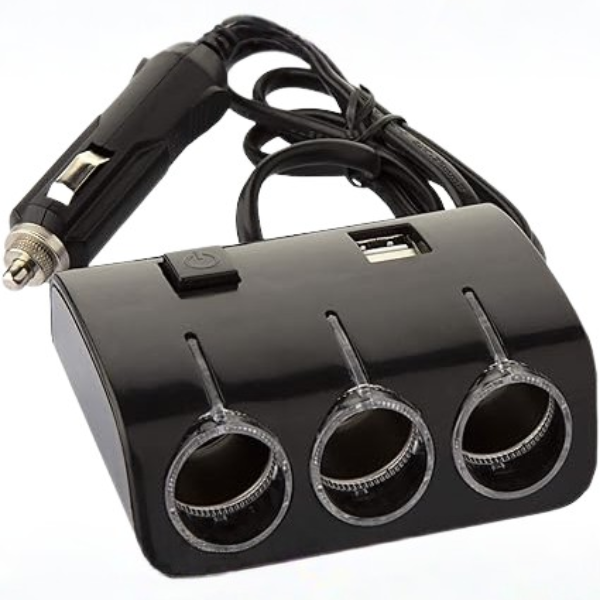 مشترك ولاعة العربية 3 مخرج + 2 USB