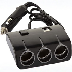 مشترك ولاعة العربية 3 مخرج + 2 USB