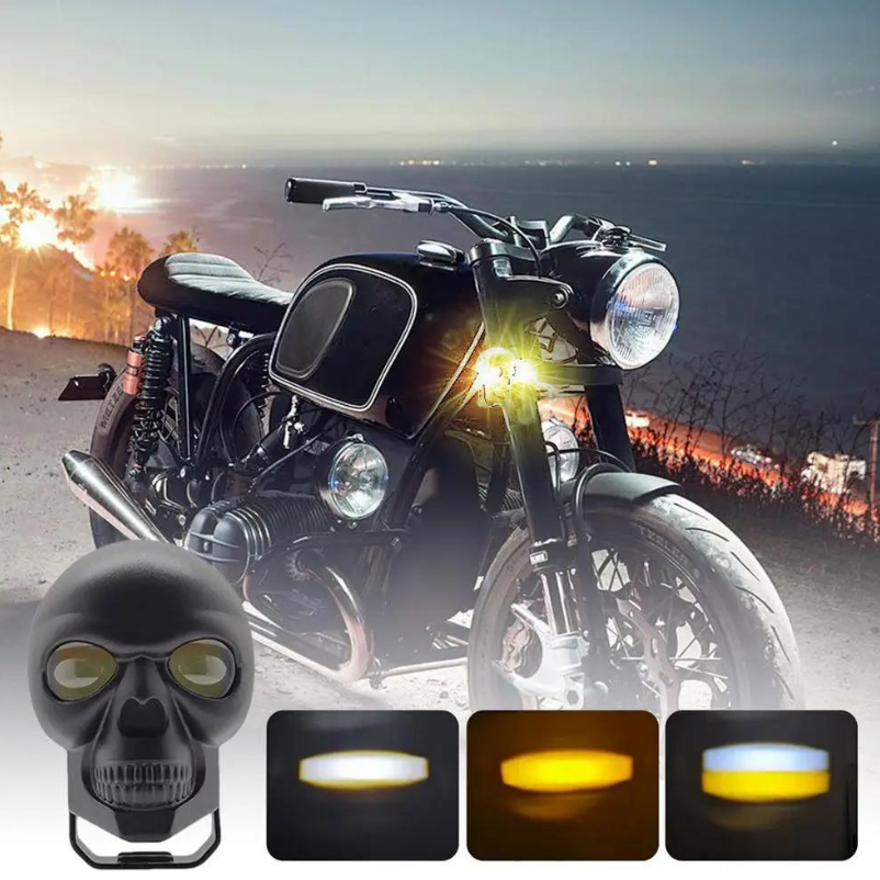 جمجمة ليد للموتوسيكل