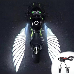 إضاءة جانبية على شكل أجنحة للموتوسيكل