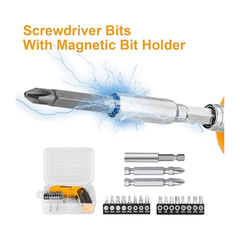 مفك براغي لاسلكي متعدد الاستخدامات مع مصباح LED