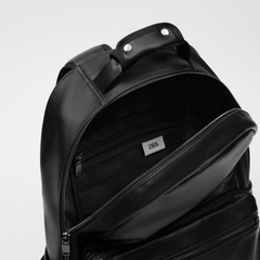 شنطة ظهر جلد أسود | Yp125