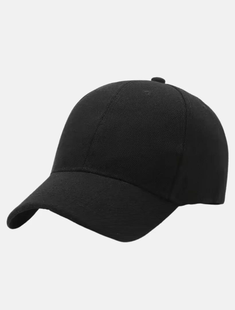 Black Solid cap