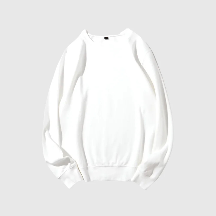 Round Sweatshirt | White